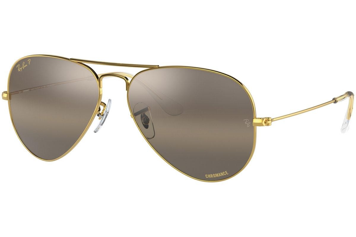 Ray-Ban CHROMANCE AVIATOR LARGE METAL RB3025 (9196G5) 58 Unisex Polarize Güneş Gözlüğü